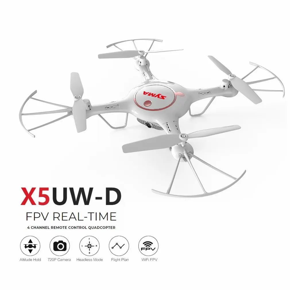 

Original Syma X5UW-D Wifi FPV Adjustable 720P HD Camera RTF Optical Flow Positioning Altitude Hold Quadcopter Remote Control Toy