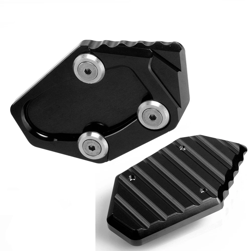 

CNC Aluminum Motorcycle Side Stand Pad Enlargement Plate Kickstand Extension For YAMAHA YZFR3 YZF R3 2015 2016 R25 2015 2016