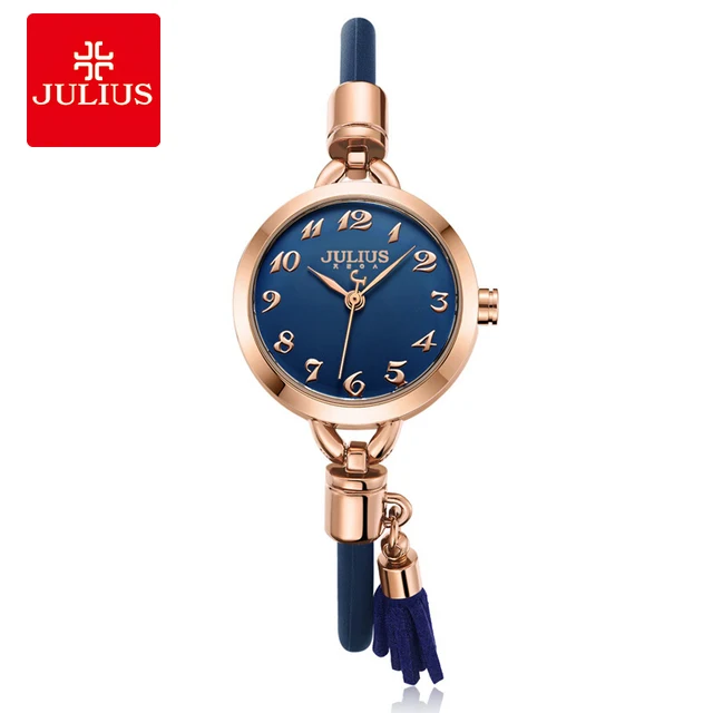JULIUS Brand Women Silicone Watch Small Dial Tassel Bracelet Watches 2018 Ladies JULIUS Brand Women Silicone Watch Small Dial Tassel Bracelet Watches 2018 Ladies