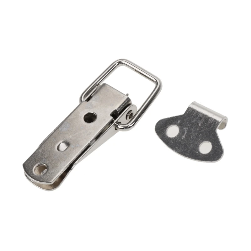 

6 pcs Stainless Steel Metal Hardware Cabinet Boxes Spring Loaded Latch Catch Locking Toggle Clasp Hasps