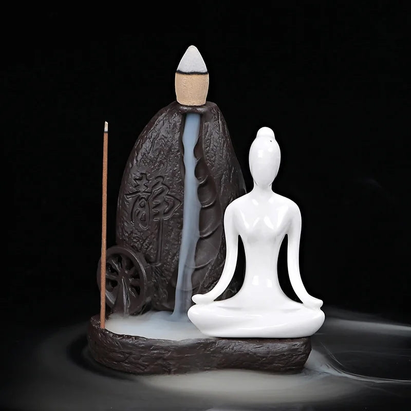 

Humidifier Incense Holder Incenso Stove Sand Static Water Deep Ceramic Yoga Phaseless Line Incense And Home Office Furnishings