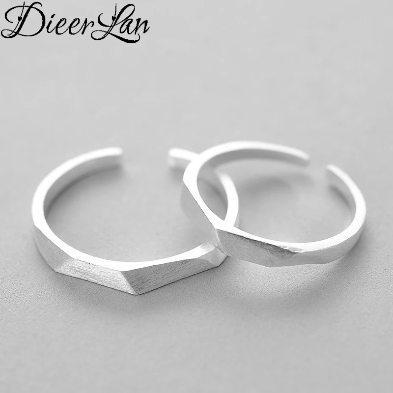 

New Arrivals 925 Sterling Silver Simple Geometry Rings for Women Adjustable Size Ring Fashion sterling-silver-jewelry