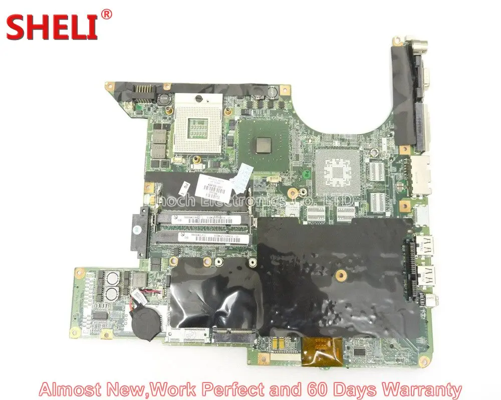 

SHELI For HP Pavilion DV6000 Series Laptop Motherboard 434723-001 DA0AT6MB8E2 System board 945GM chipset UMA Work Perfect