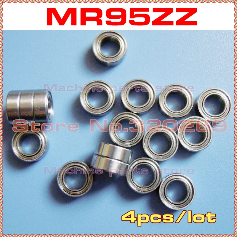 4 шт. радиальные фотовспышки MR95ZZ 5*9*3 5x9x3 мм металлический щит MR95Z