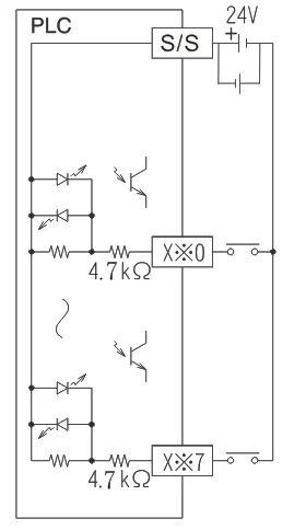 Wecon LX3V-16EX 16 точек вход plc модуль расширения