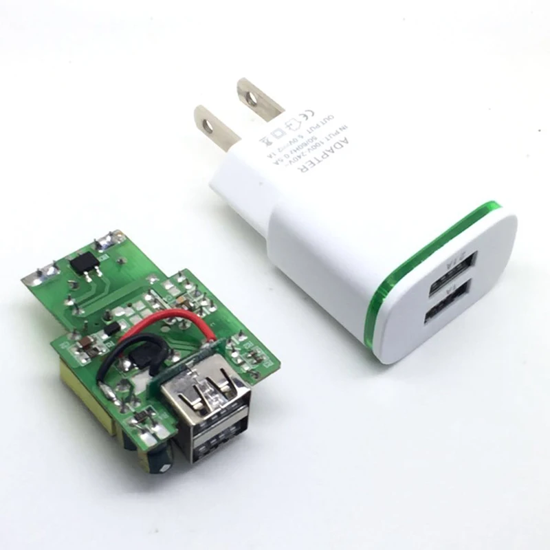 5 В 2.1a Smart Travel двойной 2 USB Зарядное устройство адаптер стены Портативный ЕС разъем