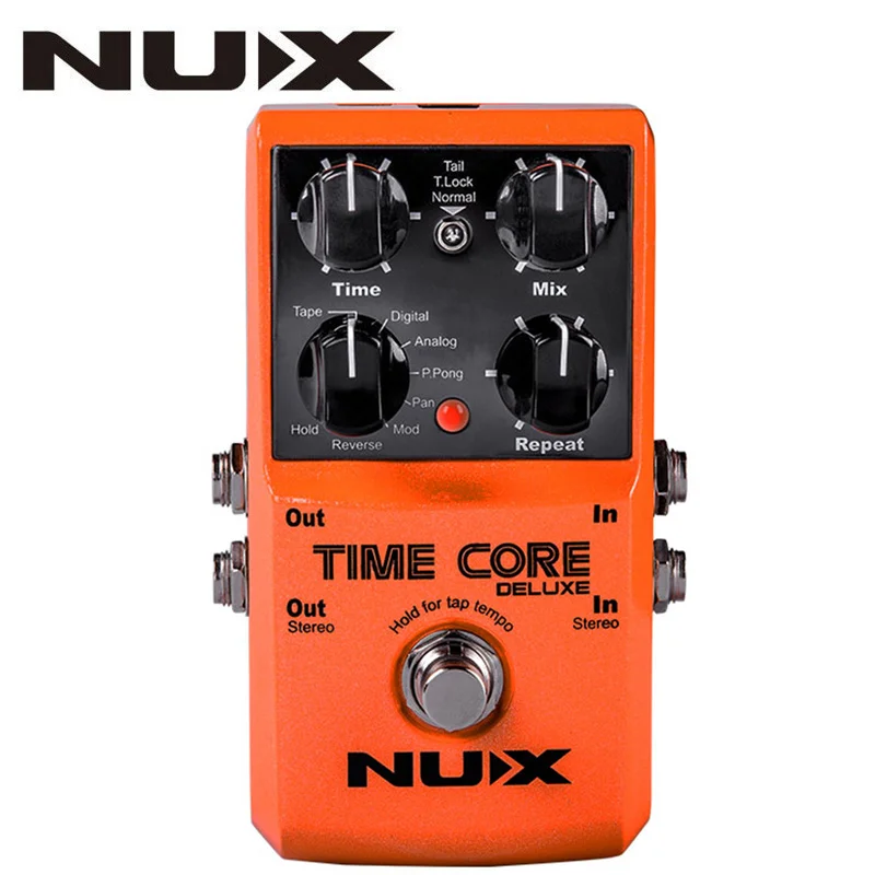 

NUX Upgraded Time Core Deluxe Delay Guitar Effects Pedal 7 delay effects 40 seconds Loop Time Tone lock Delay Guitar Pedal