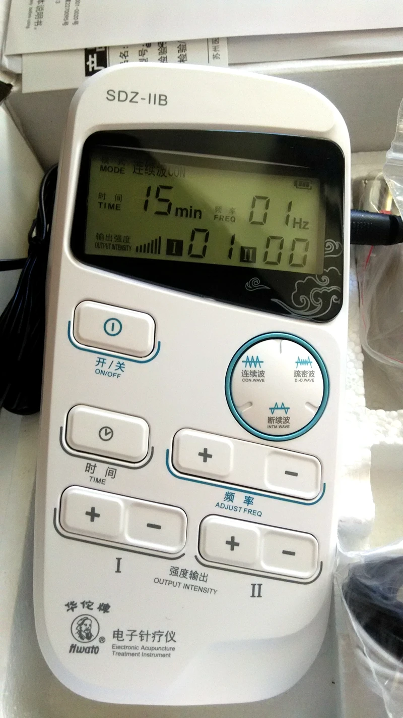 Portable Hand Held Acupuncture Stimulator Hwato SDZ-IIB Electronic acupuncture treatment instrument Massage Relaxation Portable Hand Held Acupuncture Stimulator Hwato SDZ-IIB Electronic acupuncture treatment instrument Massage Relaxation