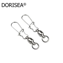 30 шт. 0#-8# рыболовный Соединитель с застежкой "булавка" подшипник интерлок поворотный из нержавеющей стали с защелкой снасть для приманки на рыболовецкий крючок Рыболовные снасти аксессуар