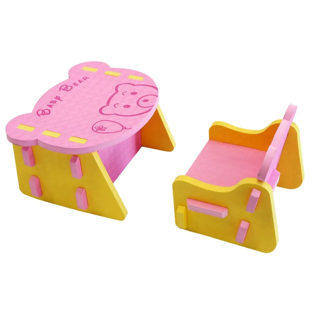 Children Eva Chair And Desk Kids Safe Table Infant Anticollision