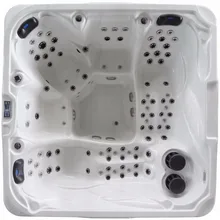 205 роскошный джакузи массажная ванна с 2 шезлонгами для 5 человек