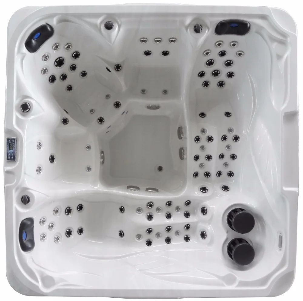 2805 Luxury whirlpool massage bathtub with 2 lounger for 5 person 2805 Luxury whirlpool massage bathtub with 2 lounger for 5 person