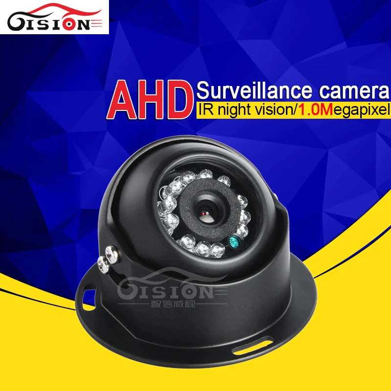 

Free Shipping Indoor Mini Metal Dom AHD Camera 1.3MP HD Bus Camera With Night Vision IR Vehicle Car Cameras For Monitoring