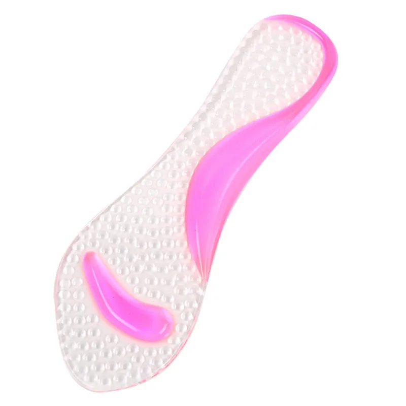 Нескользящие женские гелевые 3/4 г., длина, поддержка арки, Нескользящие выгнутые подушки ортопедические бедра, обувь на высоком каблуке женские гелевые стельки