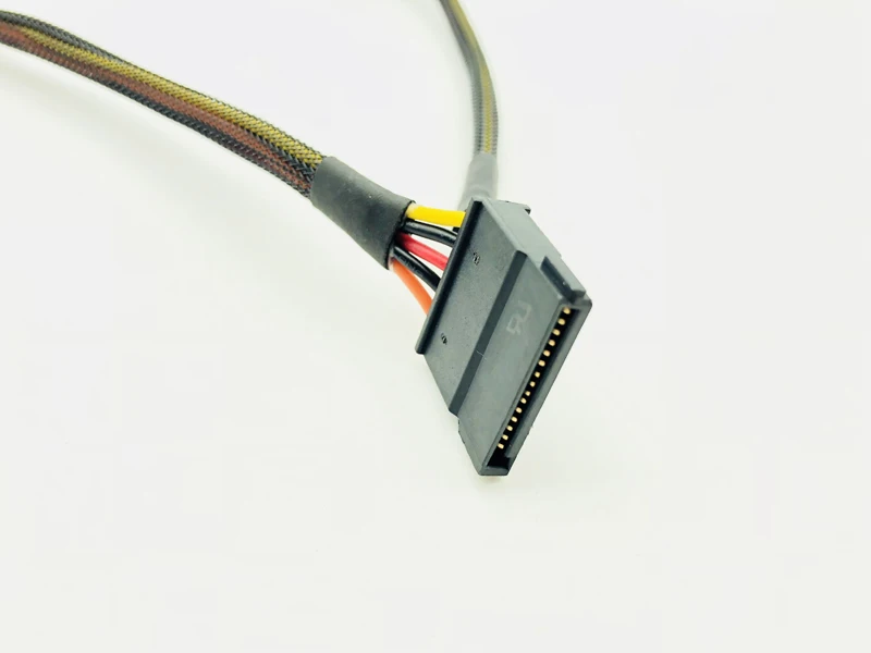 6Pin к сплиттеру 15Pin SATA кабель питания для DELL Vostro 3650 3653 настольный компьютер HDD SSD