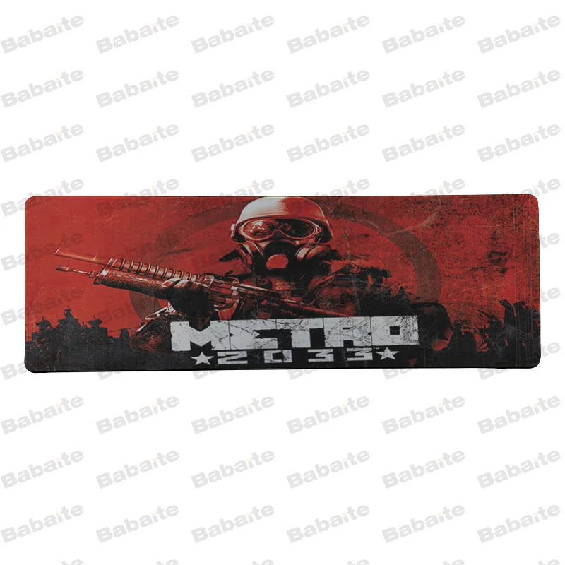 Babaite Metro 2033 клавиатура коврики для игровой мыши Размер для 40x90 см компьютерная мышь коврик