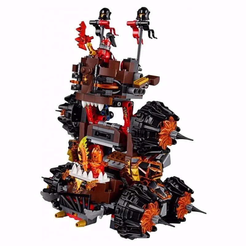 font b LEPIN b font 14018 Nexus Knights General Magmar s Siege Machine Of Doom