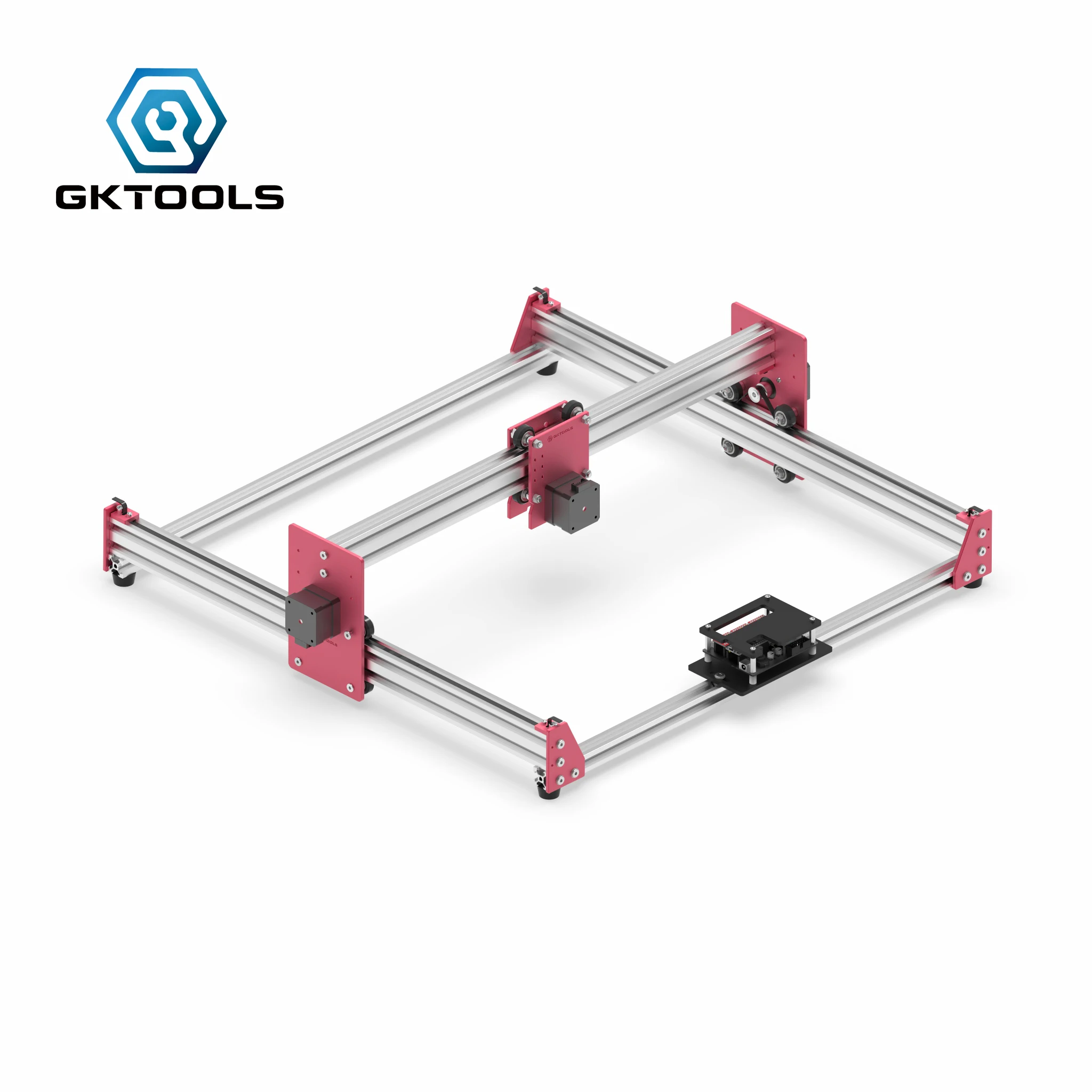Лазерный гравер с ЧПУ GKTOOLS Гравировальный аппарат сделай сам 45*45 см