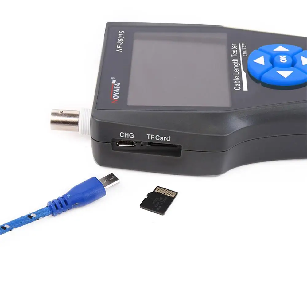 NOYAFA NF 8601S TDR Многофункциональный сетевой кабель тестер трекер для RJ45 RJ11 BNC Cat5e Cat6 Cat7