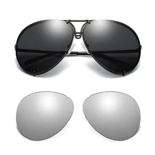 Мужские большие солнцезащитные очки, роскошные брендовые дизайнерские женские очки для вождения, модные женские солнцезащитные очки Kim kashkahian Pilot, 2 линзы