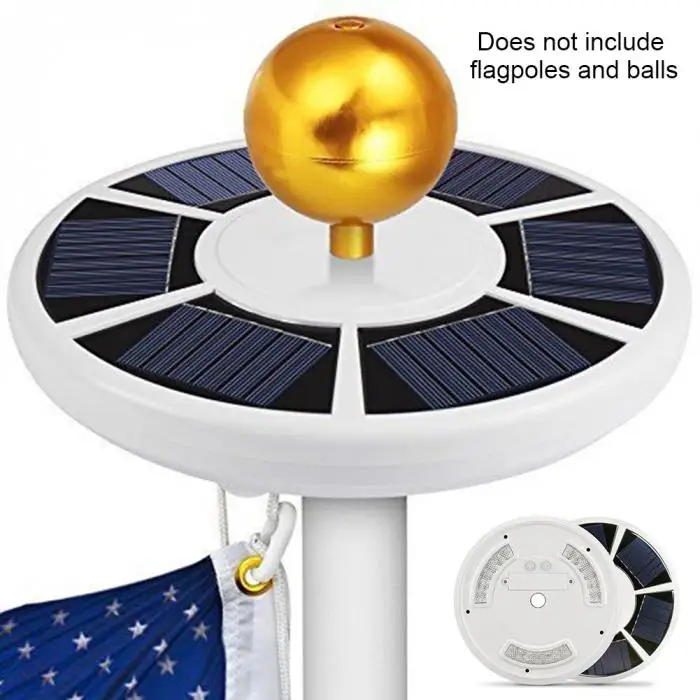 Poupança de Energia Downlight para Acampamento ao ar Luz à Prova Solar Bandeira Pólo Dwaterproof Água Livre Tn88 42 Led 4 prova dwaterproof água poupança de energia downlight