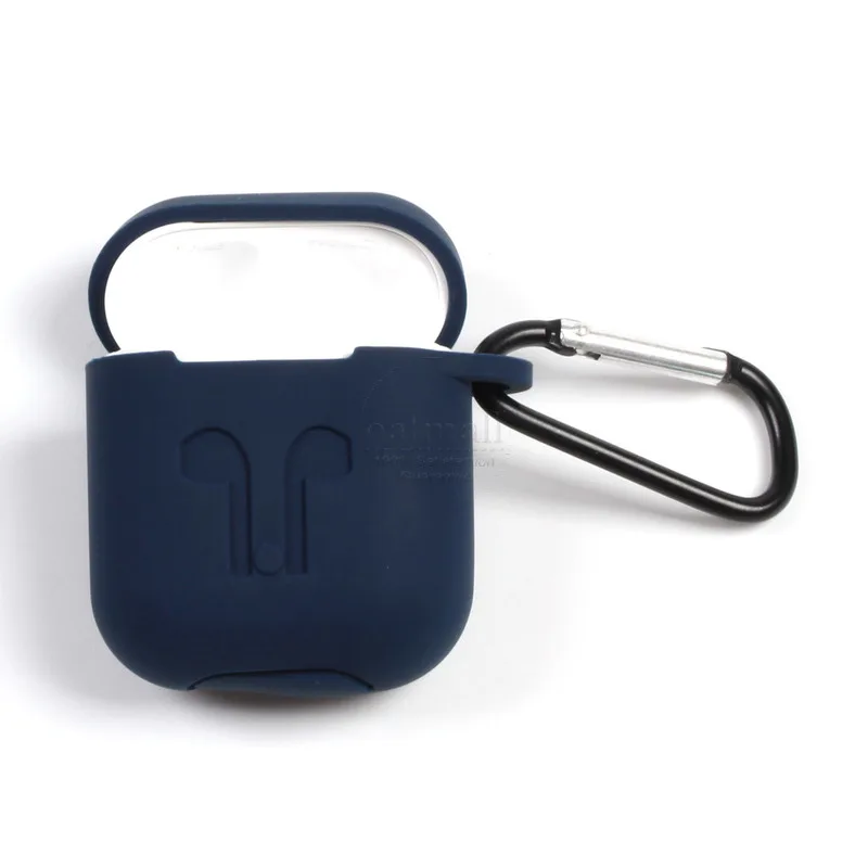 Silicone Cover For Apple Airpods Air Pods 2 1 i60 i80 TWS Charging Case Anti-lost Straps Earphone Protector Watch Band Holder