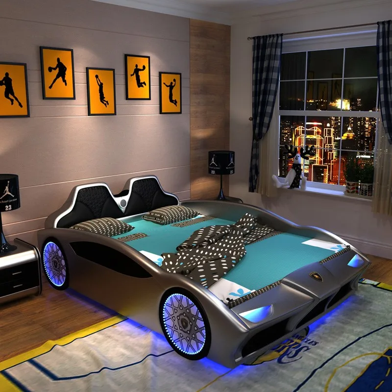 children's race car beds