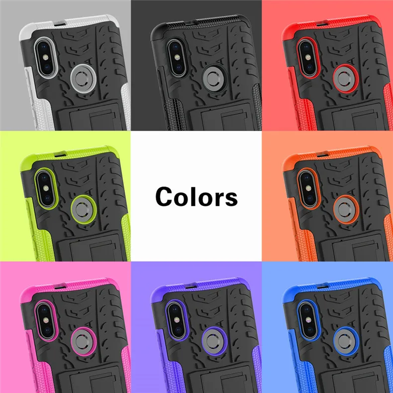 

Phone Case for Xiaomi Redmi Note 6 7 Pro 6A 4 4X Bracket Anti-fall Sleeve for Xiaomi 8 9 Mix Protect Phone Case