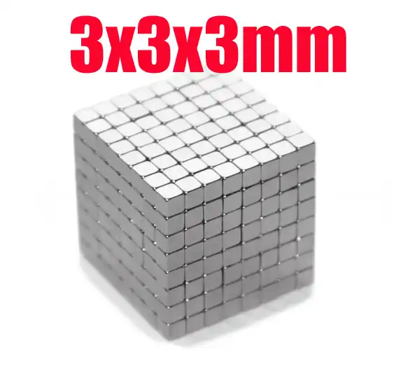 10/20/50/100 шт. 3*3*3 N35 magnetstrong магниты бруски кубики 3 мм x 3 мм x 3 мм Редкоземельные неодимовые магниты 3x3x3 - изображение