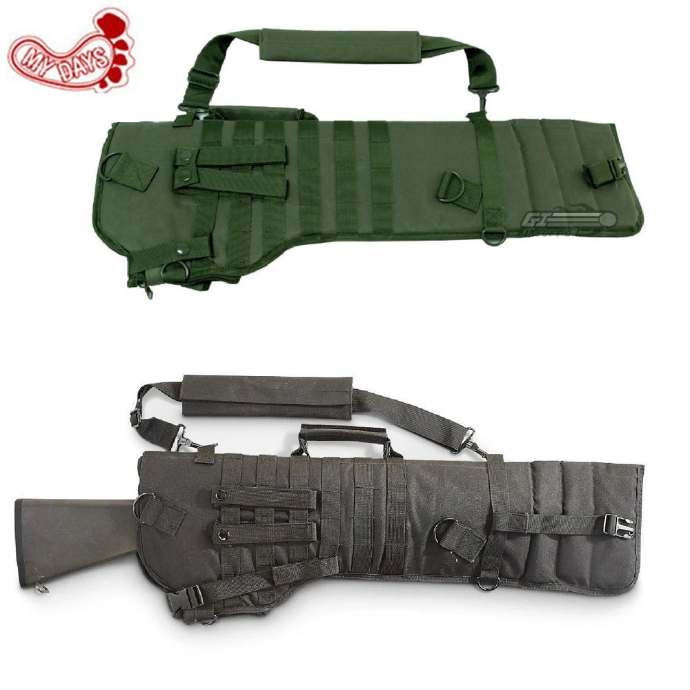 

MY DAYS Tactical Rifle Scabbard army green black military holster Assault Shotgun Rifle Hunting Bag long gun Protection carrier