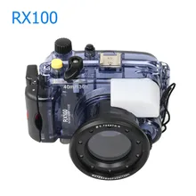 Buy Waterproof Case for Sony RX100 Mark I Photography Underwater 40m Protective Housing Scuba Diving Equipment Camera Accessory Free Shipping