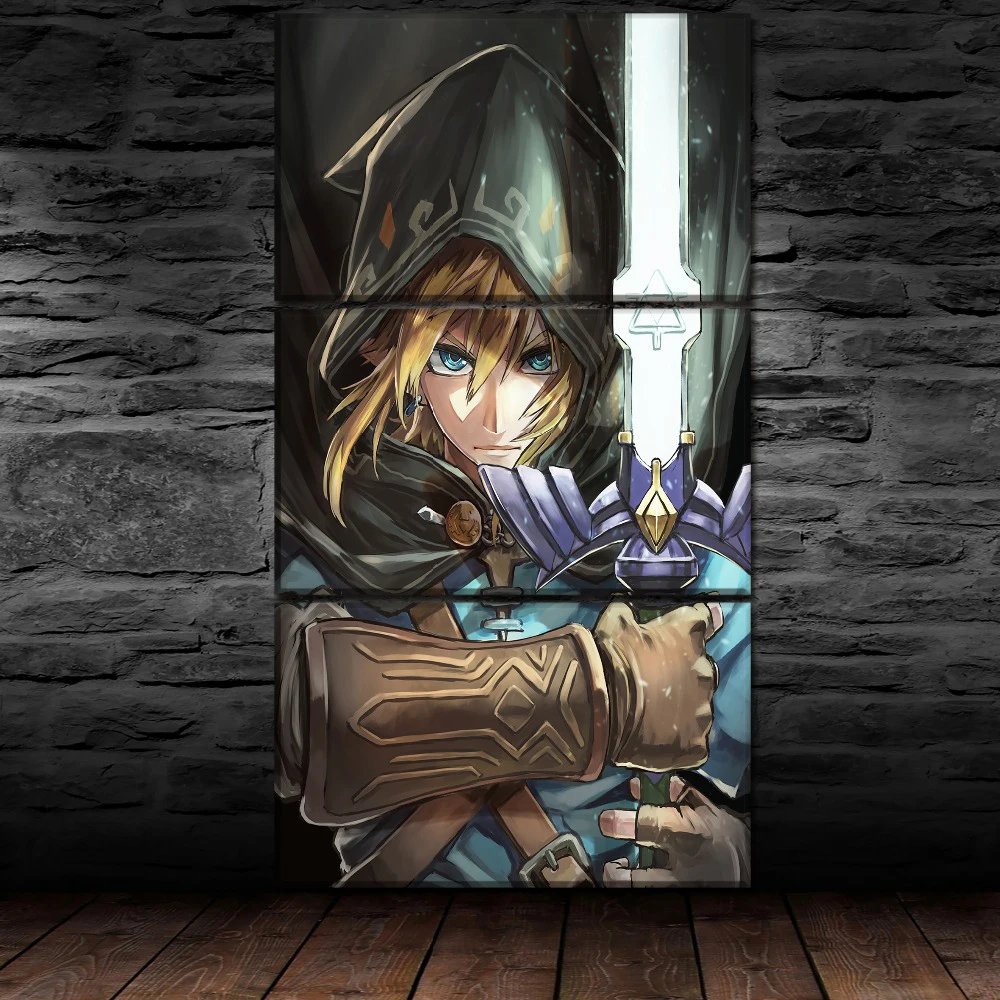 Modular-Prints-Pictures-Home-Decor-3-Pieces-Set-The-Legend-Of-Zelda-Breath-Wild-Paintings-Bedroom (1)