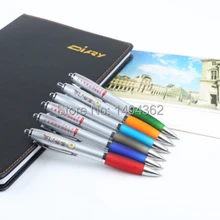 Много цветов можно выбрать рекламная Подарочная шариковая ручка Роскошная печать логотипа ручки 200 шт пользовательские ручки напечатаны