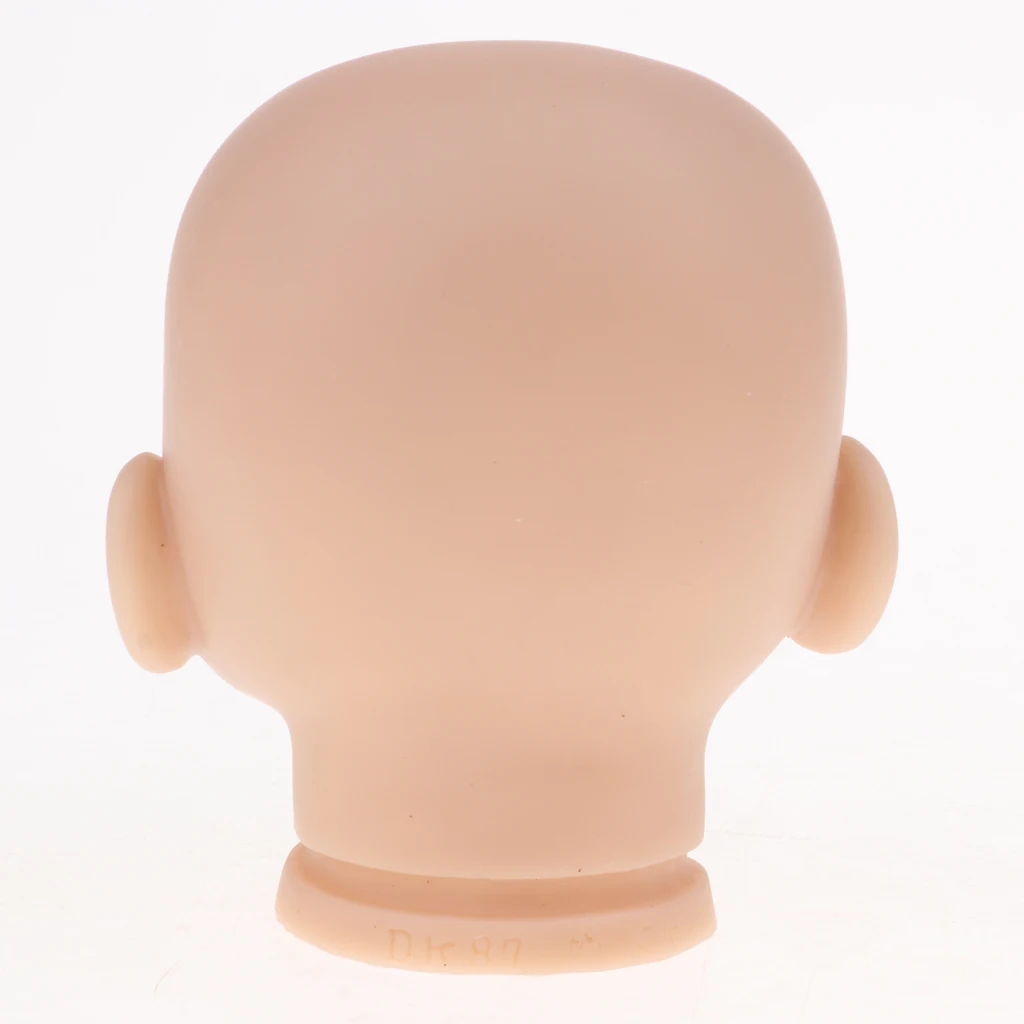 Handmade 20inch Doll Body Parts Soft Vinyl Blank Awake Baby Doll Head Model Kids Dolls Making Craft Arts Accessories