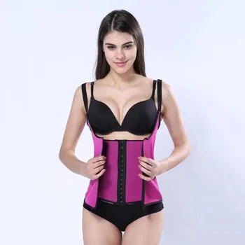 

Shoulde Adjustable Sling Vest Corset Women Zipper Hook Body Shaper 3xl Plus Size Shapers Waist Trainer