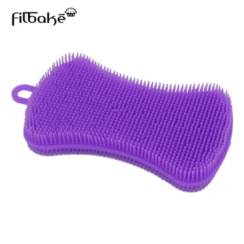 

FILBAKE Food Grade Silicone Multi-function Dishwashing Brush Kitchen Cleaning Equipment Kitchen Accessories High Quntity