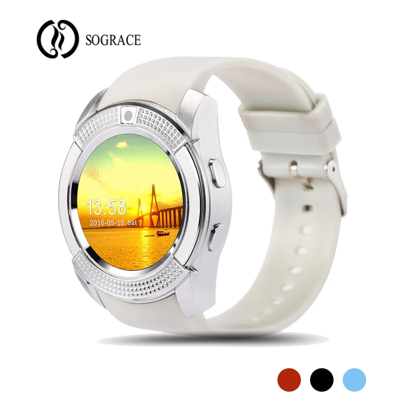 V8 Smart font b Watches b font Smartwatch Phone Call Relogio Bluetooth Call Reminder Wearable Smart