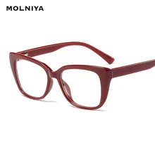 Квадратные очки кошачий глаз, оправа для мужчин и женщин, фирменный дизайн, уф400, Модные оптические очки по рецепту, очки для близорукости, оправа для очков