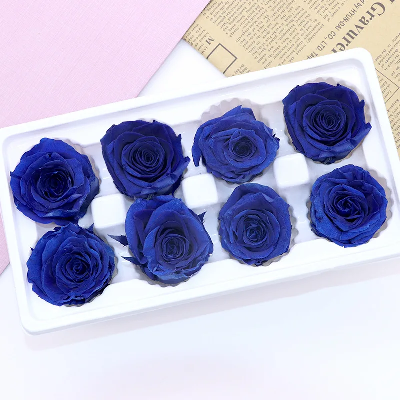 JAROWN Dry Eternal Rose Flower Head Handmade Dried Flowers DIY Bouquet Decoration Wedding Gift Box Fitting Home Decor Flores (11)