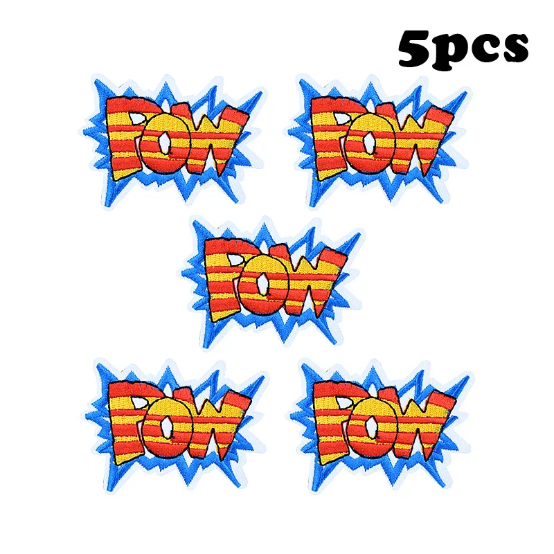 5 шт. нашивки для одежды с вышивкой|pow patch|fashion patchespatches fashion |