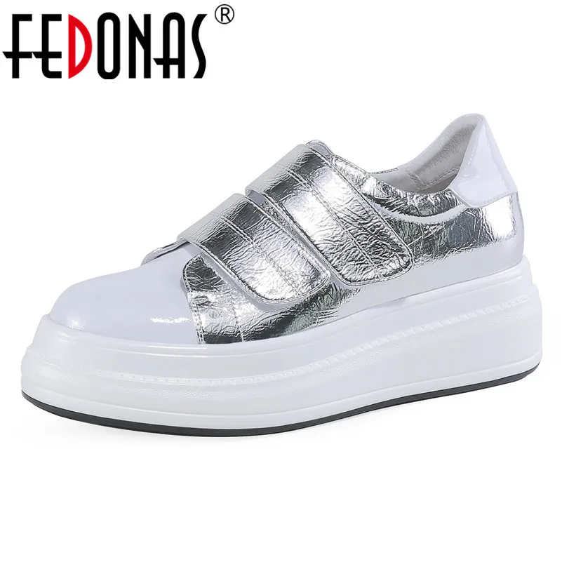 

FEDONAS New Arrival Solid Women Round Toe Hook Basic Flats 2019 Summer Concise Casual Shoes Woman Fashion Breathable Sneakers