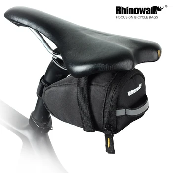 

Rhinowalk Bicycle Saddle Bag Reflective Ultralight 44.2g MTB Road Bike Seat Bag Cycling Repair Tools Storage Rear Tail Bag