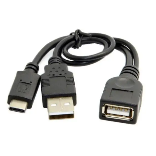 USB 3 1 Type c OTG 2 0 Женский кабель для передачи данных с дополнительным питанием Female|usb