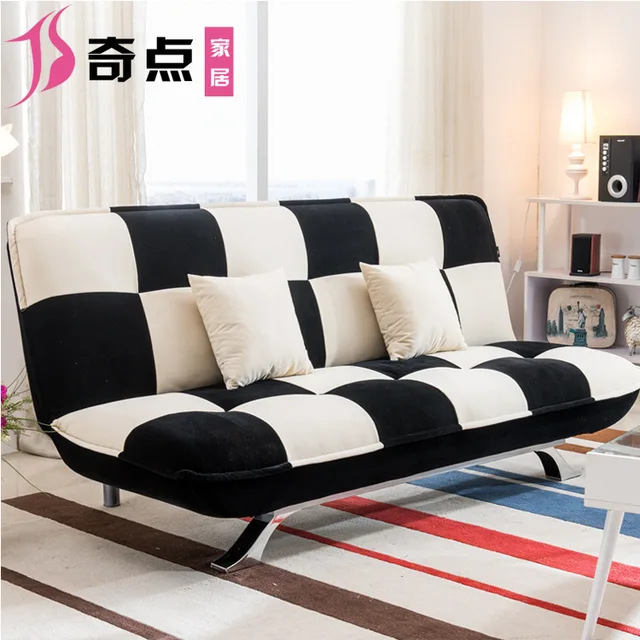 Multifunctional Fabric Sofa Bed Small Apartment Simple Single Multifunctional Fabric Sofa Bed Small Apartment Simple Single Folding Furniture Factory Direct