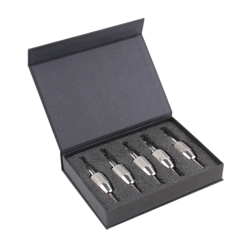 

1Pcs Tattoo Handle Kit Stainless Steel Tattoo Row Handle Stainless Steel One Handle Tattoo Machine Handle
