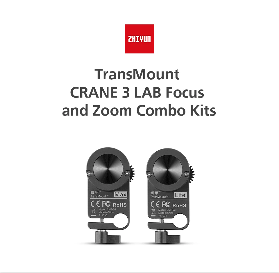 Sale Zhiyun TransMount Crane 3 LAB Focus and Zoom Combo Kits (Max & Lite) 6
