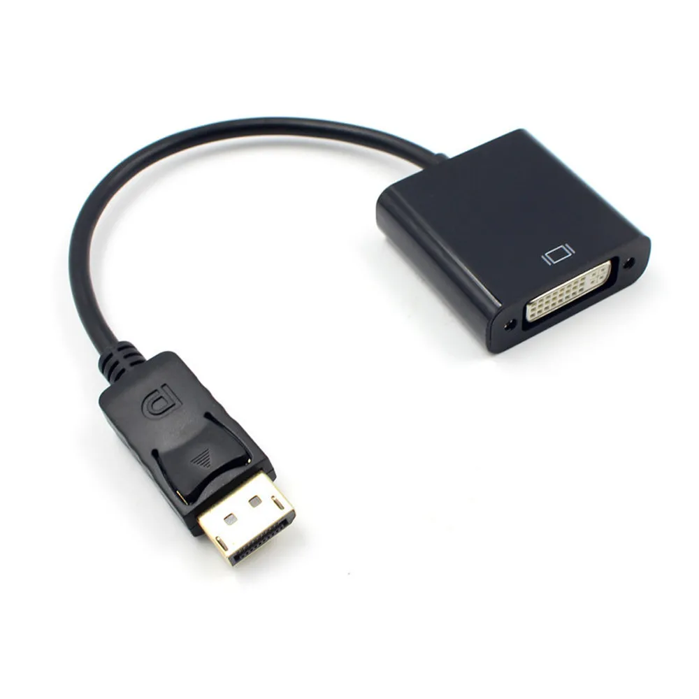 

DP to DVI Adapter Male to Female Converter Cable Adapter 1080P to Monitor Digital to Analog Video Audio For PC Laptop Tablet TV
