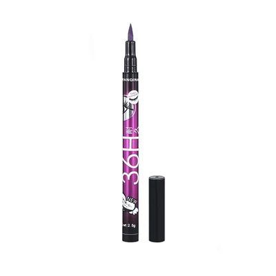 YANQINA, 4 цвета, черный, 36 H, подводка для глаз, карандаш, водостойкая ручка, Прецизионная, долговечная, жидкая подводка для глаз, Гладкий макияж, инструменты, косметика - Цвет: Purple