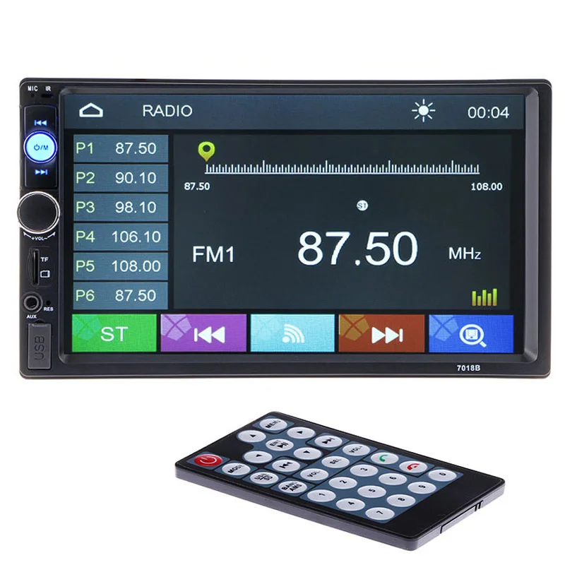 

HOT 2 Din Car MP4 MP5 Multimedia Player Bluetooth Stereo Radio FM MP3 Audio Video USB Auto Electronics In Dash 2din Autoradio