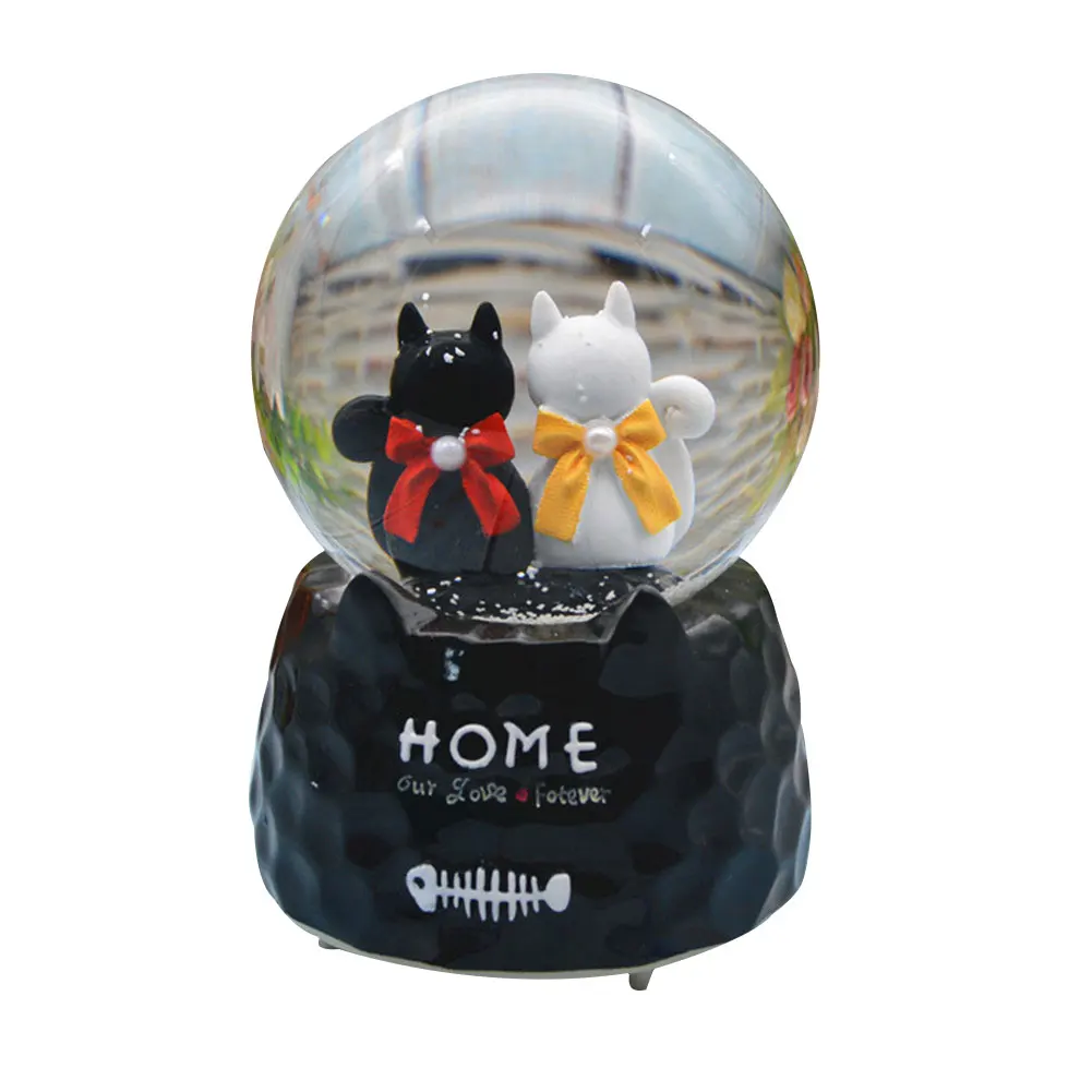 Стеклянный шар Подарочная Музыкальная шкатулка украшения для домашнего офиса Кофейня детей DC156 - Цвет: 05